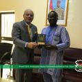 L'Ambassadeur du Pakistan à Abuja rend une visite de courtoisie au Chargé d’Affaires Gouba